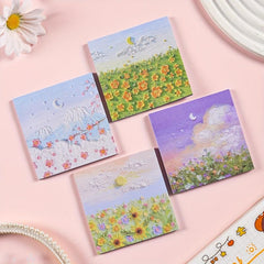Landscape Sticky Memo Note Pad