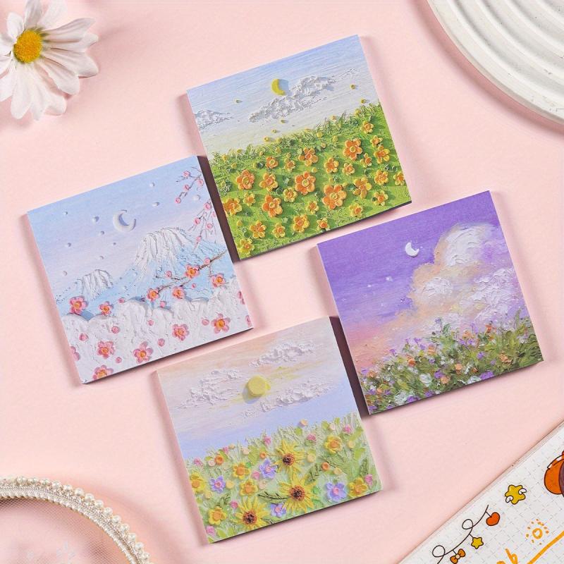 Landscape Sticky Memo Note Pad