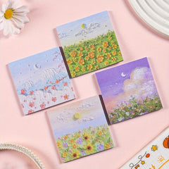 Landscape Sticky Memo Note Pad