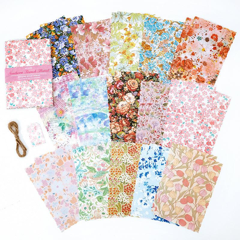 30 Sheets Wavy Lace Hand Ledger DIY Background Paper 3 7 5 6 Inches