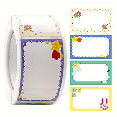 Cartoon Name Stickers for Personalizing Supplies
