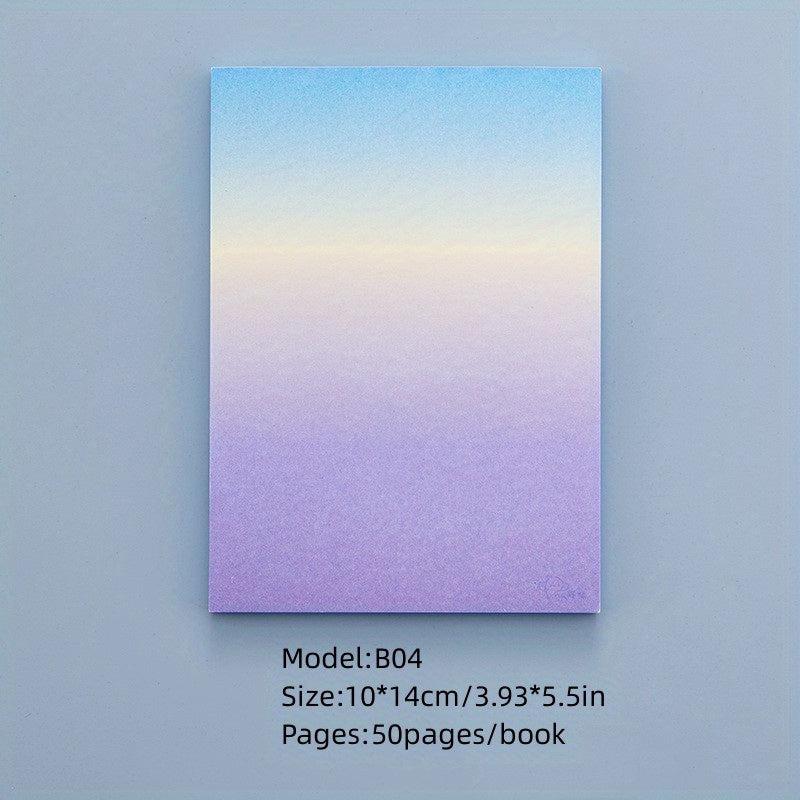 50 Purple Gradient Sticky Memo Notes for Students & Planning