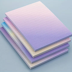 50 Purple Gradient Sticky Memo Notes for Students & Planning