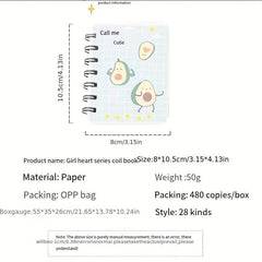 A7 Coil Book Student Mini Pocket Notebook