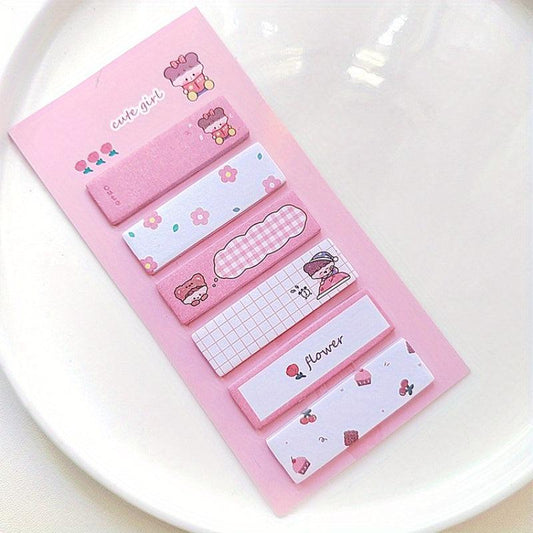 1pc Marker Stickers Small Fresh Self-adhesive Bookmark Stickers