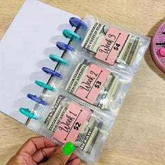 52 Week Savings Challenge Budget Book with Cash Envelopes