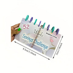 52 Week Savings Challenge Budget Book with Cash Envelopes