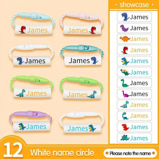 Dinosaur Style Name Ring Buckle Customized Waterproof Lanyard Buckle