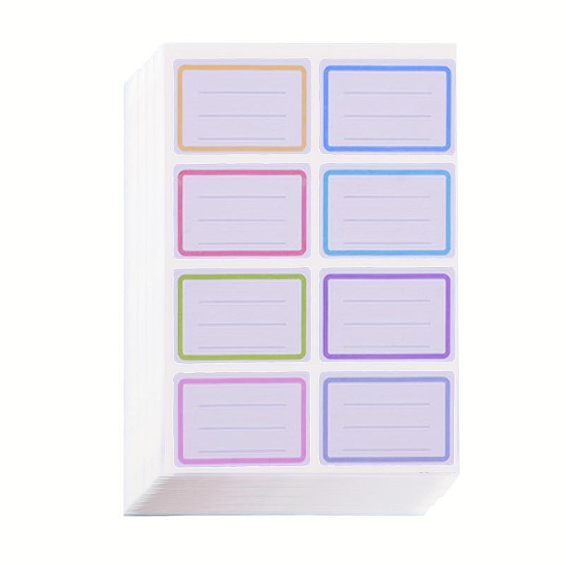 6pcs Mixed Label Sticker for School Office Student