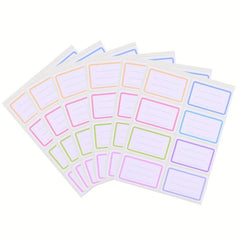 6pcs Mixed Label Sticker for School Office Student