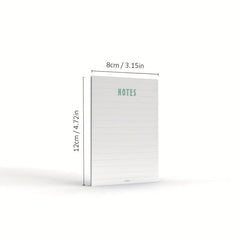 1pc Non Adhesive Note Pad Convenience Paper 8x11 60 Sheets