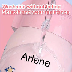 Transparent Personalized Name Sticker Waterproof Office Supplies Tag Label