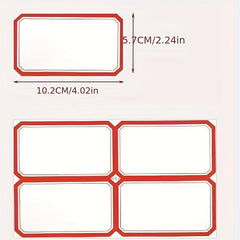 Handwritten Self-Adhesive Label Stickers