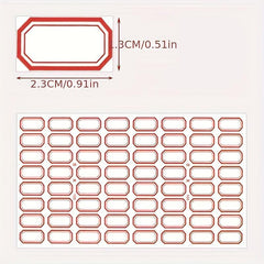 Handwritten Self-Adhesive Label Stickers