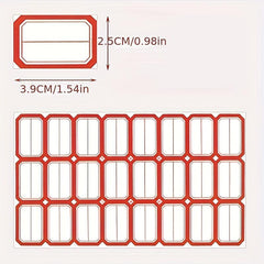 Handwritten Self-Adhesive Label Stickers