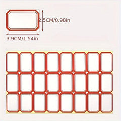Handwritten Self-Adhesive Label Stickers