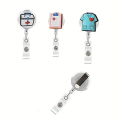 Cartoon Retractable Card Holder