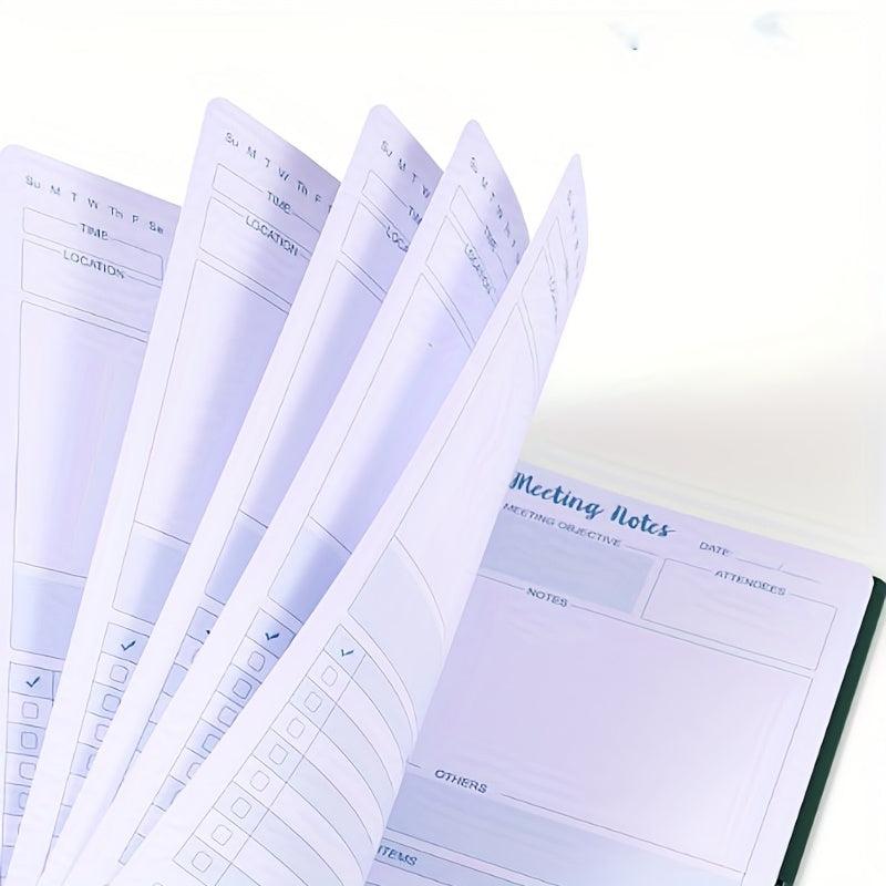 B5 Soft Copy Book Coil Meeting Record 120 Pages