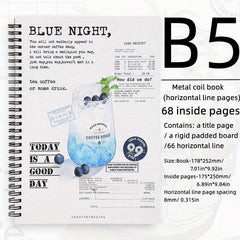 B5 Summer Ice Drink Coil Notebook