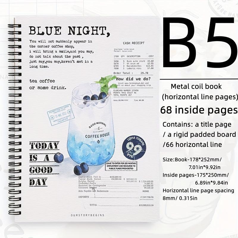 B5 Summer Ice Drink Coil Notebook