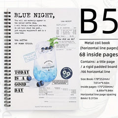 B5 Summer Ice Drink Coil Notebook