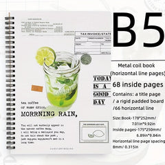 B5 Summer Ice Drink Coil Notebook