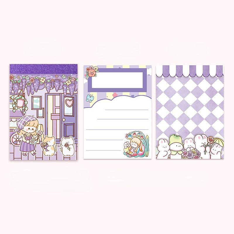 Mini Pastel Design Notepad - 70 Pages