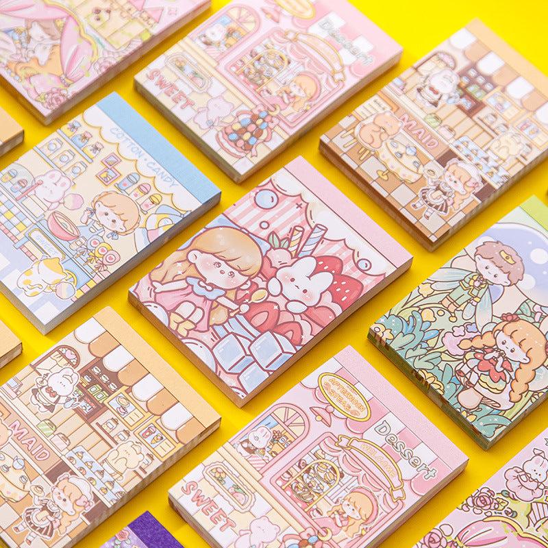 Mini Pastel Design Notepad - 70 Pages