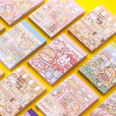 Mini Pastel Design Notepad - 70 Pages