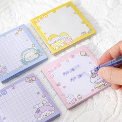 80 Sheets Cute Cartoon Puppy Sticky Notes for Students