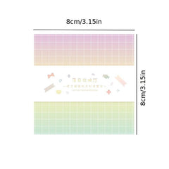 400 Sheets Notepad Grid Vending Machine Series Fresh Grid Pattern Base Paper