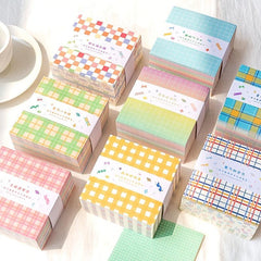 400 Sheets Notepad Grid Vending Machine Series Fresh Grid Pattern Base Paper