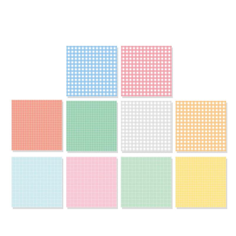 400 Sheets Notepad Grid Vending Machine Series Fresh Grid Pattern Base Paper