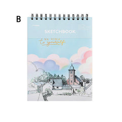 B5 30 Sheets Architectural Pattern Sketchbook 8K Copy Picture Book
