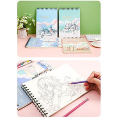 B5 30 Sheets Architectural Pattern Sketchbook 8K Copy Picture Book