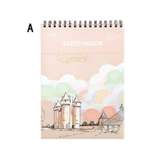 B5 30 Sheets Architectural Pattern Sketchbook 8K Copy Picture Book
