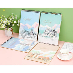 B5 30 Sheets Architectural Pattern Sketchbook 8K Copy Picture Book
