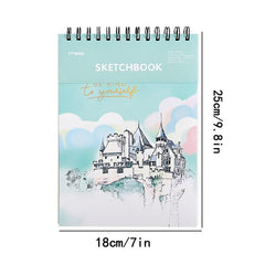 B5 30 Sheets Architectural Pattern Sketchbook 8K Copy Picture Book
