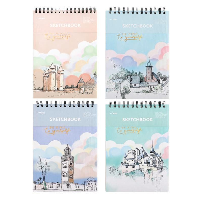 B5 30 Sheets Architectural Pattern Sketchbook 8K Copy Picture Book