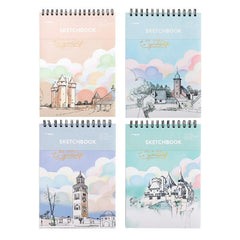 B5 30 Sheets Architectural Pattern Sketchbook 8K Copy Picture Book