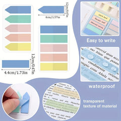 Arrow Index Tabs 100sheets Multicolor Sticky Note Stickers
