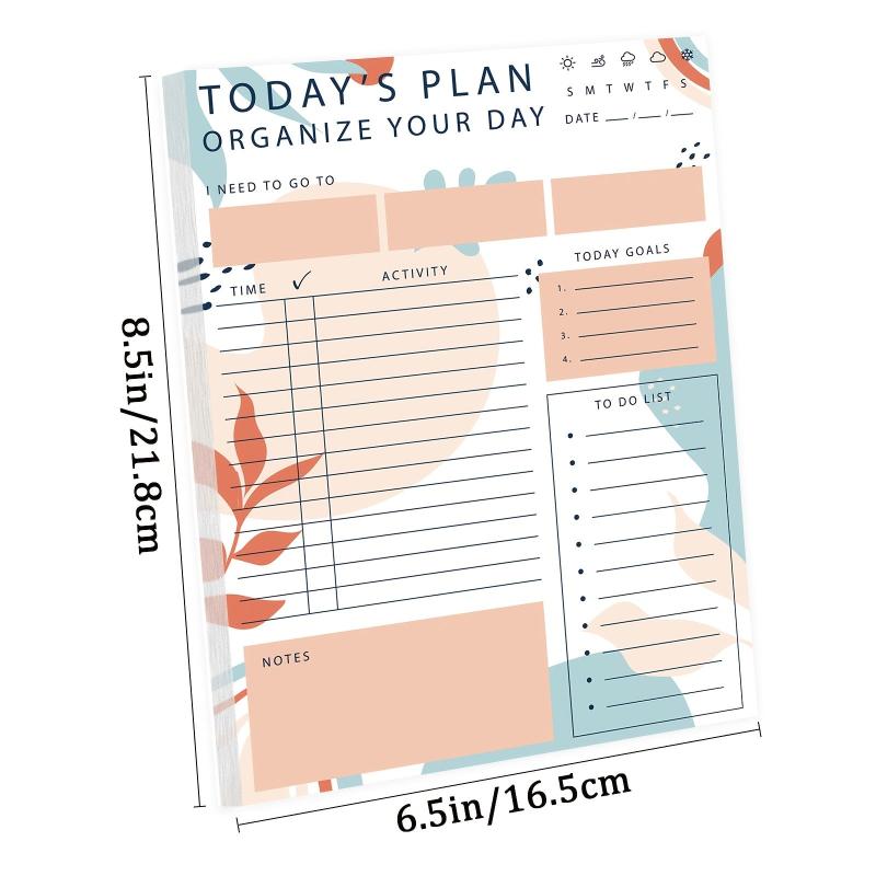 Magnetic Daily Planner Notepad - Stay Organized and Motivated
