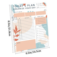Magnetic Daily Planner Notepad - Stay Organized and Motivated