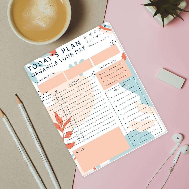 Magnetic Daily Planner Notepad - Stay Organized and Motivated