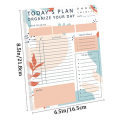 Magnetic Daily Planner Notepad - Stay Organized and Motivated