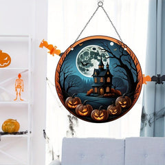 Spooky Moonlight Castle Halloween Decoration