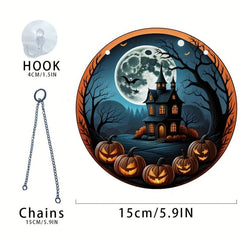 Spooky Moonlight Castle Halloween Decoration
