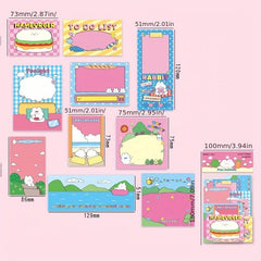 Flavor Infinity Sticky Notes - 50 Sheets Creative Message Note Pad