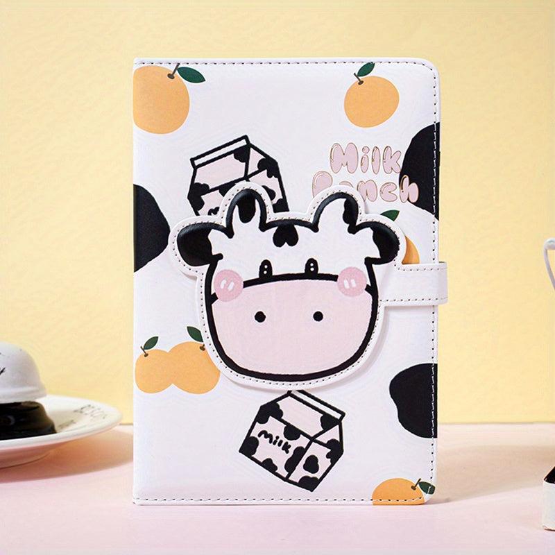 Milk Ranch Girl Heart Handheld Book Beauty Student Leather Diary Book