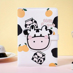 Milk Ranch Girl Heart Handheld Book Beauty Student Leather Diary Book